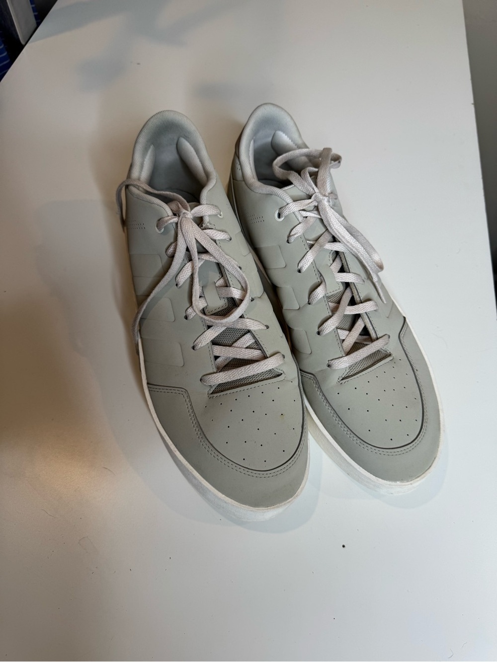 Adidas Mullaly Sneaker Men’s 13 Putty Blanch Cargo Cloud White